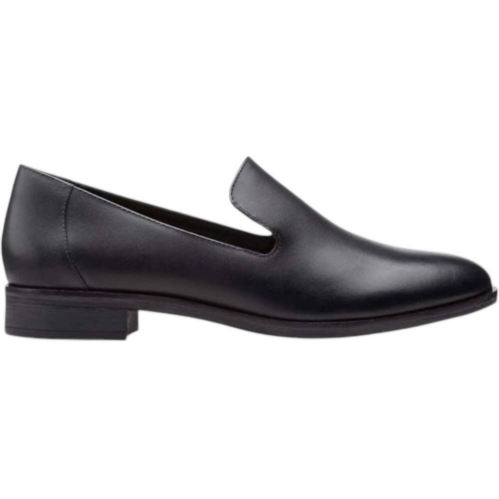 NEW CLARKS women's trish driving style loafers in black